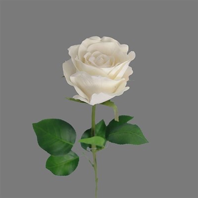 Flor feita em tecido de toque natural